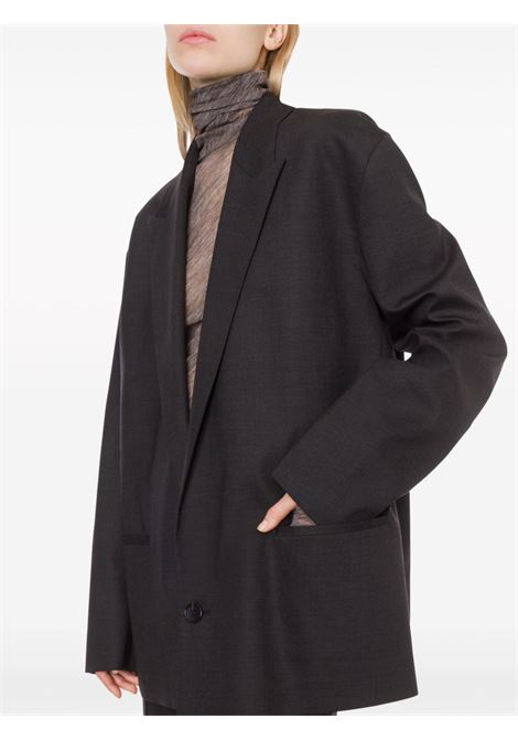 Dark grey single-breasted blazer Philosophy Di Lorenzo Serafini - women PHILOSOPHY DI LORENZO SERAFINI | 050157270509